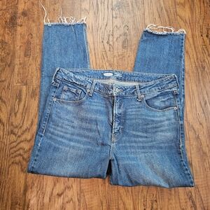Old Navy Power Straight Jeans High Rise Jeans Sz 16